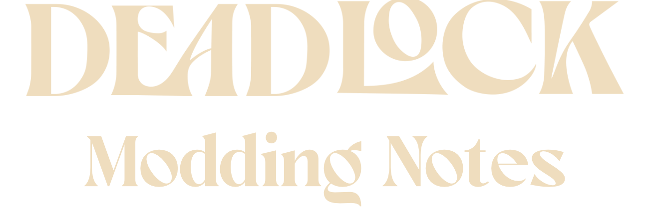 Deadlock Modding Notes Logo